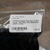 Hair Bow & Bun Cover, Clip, Bag *new