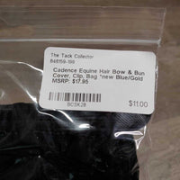 Hair Bow & Bun Cover, Clip, Bag *new