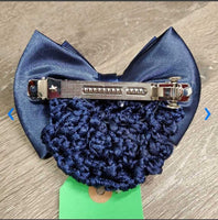 Hair Bow & Bun Cover, Clip, Bag *new