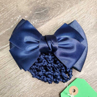 Hair Bow & Bun Cover, Clip, Bag *new