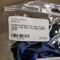 Hair Bow & Bun Cover, Clip, Bag *new