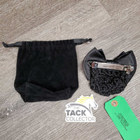 Hair Bow & Bun Cover, Clip, Bag *new