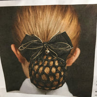 Layered Ribbon Hair Net, Clip, Bag *new