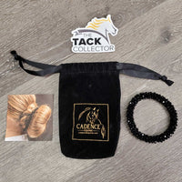 Beaded Hair Scrunchie, bag *new