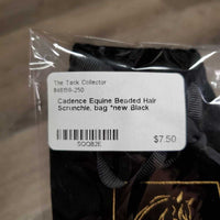 Beaded Hair Scrunchie, bag *new