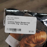 Beaded Hair Scrunchie, bag *new