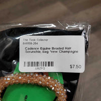 Beaded Hair Scrunchie, bag *new