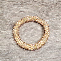 Beaded Hair Scrunchie, bag *new