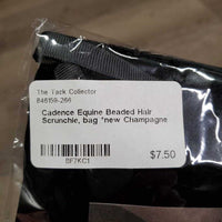 Beaded Hair Scrunchie, bag *new