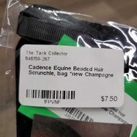 Beaded Hair Scrunchie, bag *new