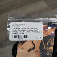 Ultra Stretchy Pearl Scrunchie, Fine Hair Net, Bobby Pins, bag *new