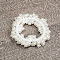 Ultra Stretchy Pearl Scrunchie, Fine Hair Net, Bobby Pins, bag *new