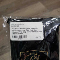 Ultra Stretchy Pearl Scrunchie, Fine Hair Net, Bobby Pins, bag *new