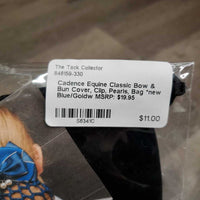 Classic Bow & Bun Cover, Clip, Pearls, Bag *new