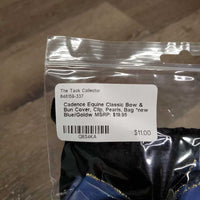 Classic Bow & Bun Cover, Clip, Pearls, Bag *new