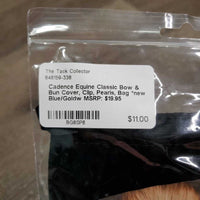 Classic Bow & Bun Cover, Clip, Pearls, Bag *new