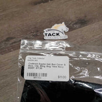 Hair Bun Cover & Bow, Clip, Bling, Bag *new