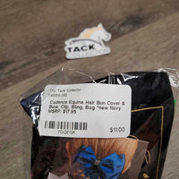 Hair Bun Cover & Bow, Clip, Bling, Bag *new