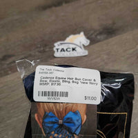 Hair Bun Cover & Bow, Clip, Bling, Bag *new