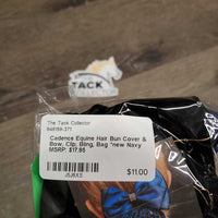 Hair Bun Cover & Bow, Clip, Bling, Bag *new