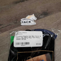 Hair Bun Cover & Bow, Clip, Bling, Bag *new