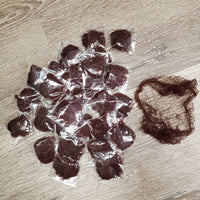 Complete Hair Net Set: net, u-pins, elastics, bag *new