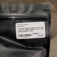 Complete Hair Net Set: net, u-pins, elastics, bag *new