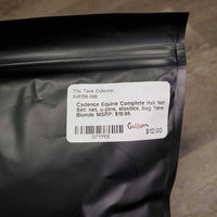 Complete Hair Net Set: net, u-pins, elastics, bag *new