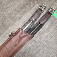 Large Belly Girth, 2x els, Caribiner *vgc, clean, mnr residue, stains, scrapes & scratches, seams: mnr dirt & hair