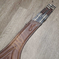 Large Belly Girth, 2x els, Caribiner *vgc, clean, mnr residue, stains, scrapes & scratches, seams: mnr dirt & hair