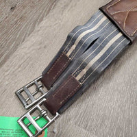 Large Belly Girth, 2x els, Caribiner *vgc, clean, mnr residue, stains, scrapes & scratches, seams: mnr dirt & hair