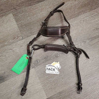 Rsd Padded Anatomical Monocrown Noseband ONLY, snap *like new/xc, loose keeper, mnr rubs & dirt/dust