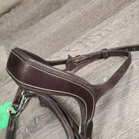 Rsd Padded Anatomical Monocrown Noseband ONLY, snap *like new/xc, loose keeper, mnr rubs & dirt/dust