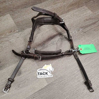 Rsd Padded Anatomical Monocrown Noseband ONLY, snap *like new/xc, loose keeper, mnr rubs & dirt/dust