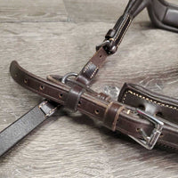 Rsd Padded Anatomical Monocrown Noseband ONLY, snap *like new/xc, loose keeper, mnr rubs & dirt/dust