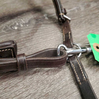 Rsd Padded Anatomical Monocrown Noseband ONLY, snap *like new/xc, loose keeper, mnr rubs & dirt/dust