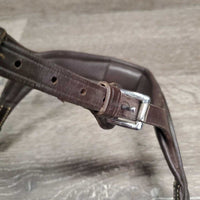 Rsd Padded Anatomical Monocrown Noseband ONLY, snap *like new/xc, loose keeper, mnr rubs & dirt/dust