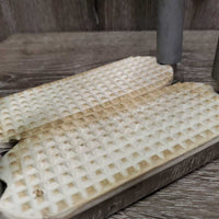 Pr Flexi Stirrup Irons, Swivel Top *vgc, dirt, stains, scratches, scuffs