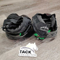 Pr Heel Boots *gc, dirt, rubs, L-TORN edge