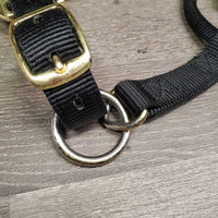Thick Soft Nylon Halter, adj, snap *like new, mnr scratches