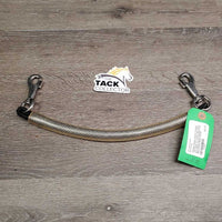Plastic Covered Tail Strap, 2x snaps *vgc, clean, mnr rubs/frays & discolored pvc