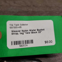 Nylon Water Bucket Strap, tag *new