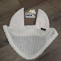 Light Crochet Fly Veil Ear Bonnet, Soundproof Ears *xc