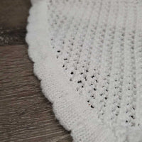 Light Crochet Fly Veil Ear Bonnet, Soundproof Ears *xc