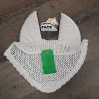 Light Crochet Fly Veil Ear Bonnet, Soundproof Ears *xc
