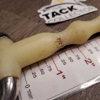 Mullen Mouth Eggbutt Bit *gc/fair, chews, stains, sharp edges, clean