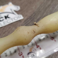 Mullen Mouth Eggbutt Bit *gc/fair, chews, stains, sharp edges, clean