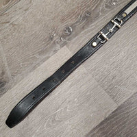 Soft Leather Belt, Ribbon, 2 bits *gc, dingy ribbon, stains, scrapes, dents