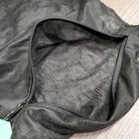 Soft Mesh Bag, zipper top *gc, pills, snags, clean
