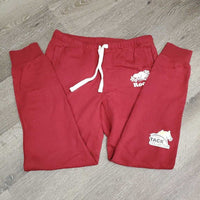 Fleece Sweatpants "Roots Equestrian", Drawstring *vgc, mnr hair, pills